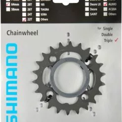 Shimano Alivio Ab 2011 22 Zähne S-Type Schwarz Y-1M098030